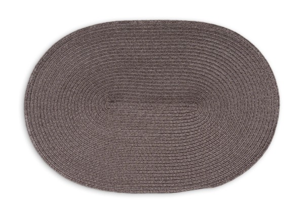 Tischset oval, taupe