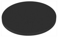 Decò Platte rund, D25cm, schwarz
