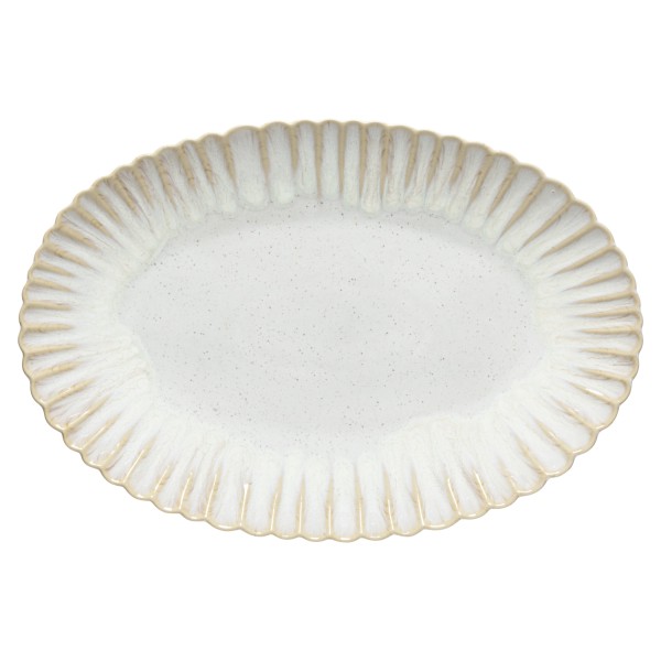 Mallorca Teller oval 40.5x27.5cm H3.9cm sand beige