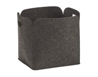 Korb Filz anthrazit 36x28cm
