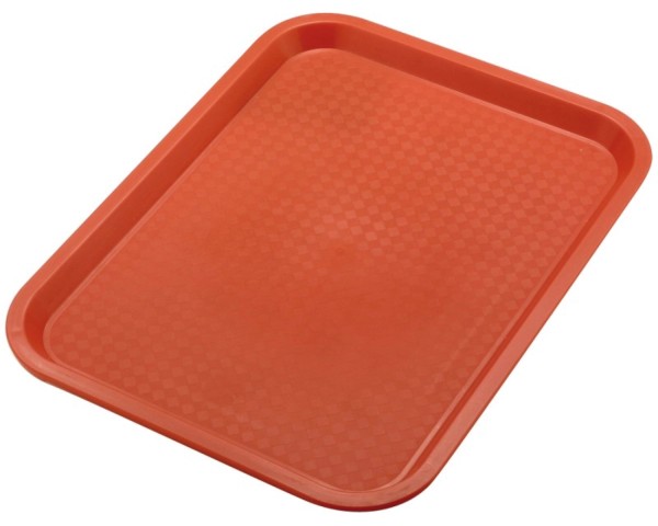 Serviertablett rechteckig, rot, 45x35 cm