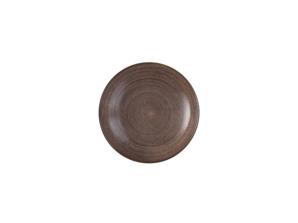 Stonecast Raw Brown Evovle Coupe Teller tief 24.8cm