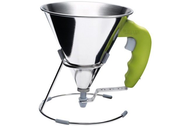 KWIK Saucen-u. Fondanttricher 0.8 L. D:15cm grüner Griff