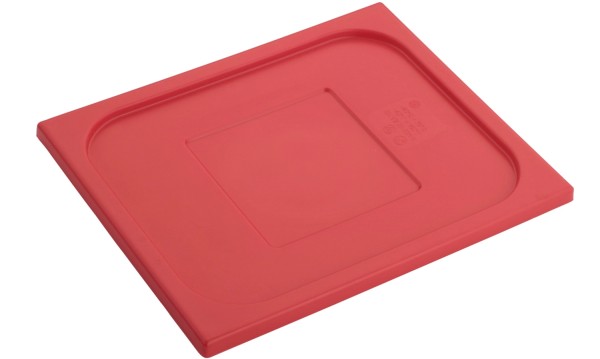 GN Deckel 1/2 Polypropylen rot