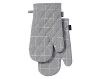 Ofenhandschuh grey 18x33 2Stk.