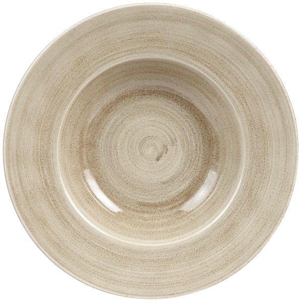 Stonecast Patina Antique taupe Teller tief Fahne 28cm