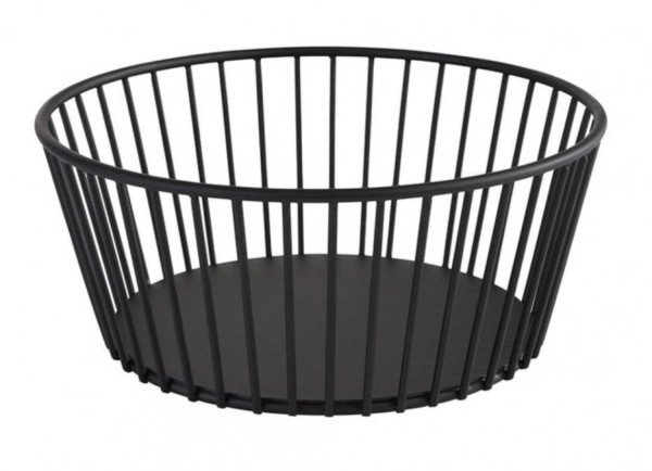 Korb Urban D20cm H8.5cm, schwarz