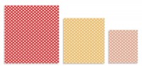 3er Set Pebbly Bienenwachstücher, S-M-L