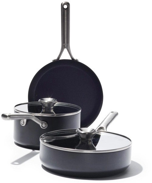 5tlg. Ceramic Professional Kochgeschirrset Deckel Keramikb.
