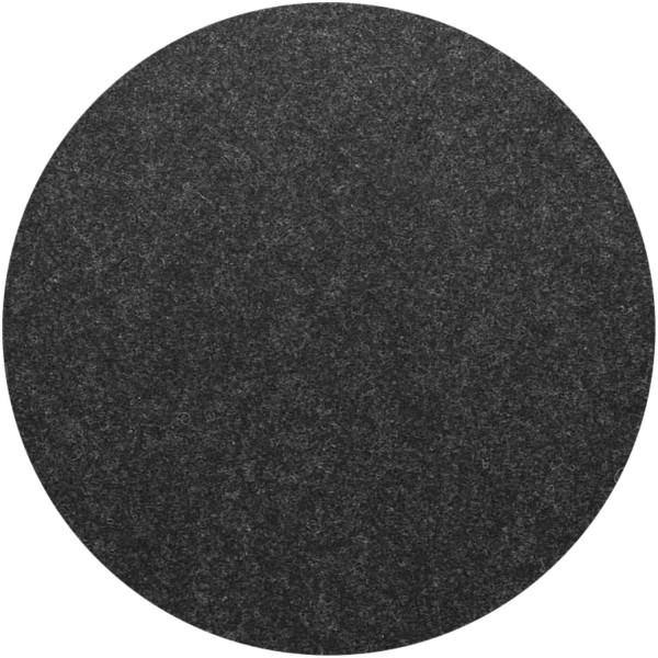 Wollfilz Untersetzer Anthrazit rund D20cm