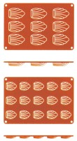 Silikon-Backmatte Madeleine, 4 cm