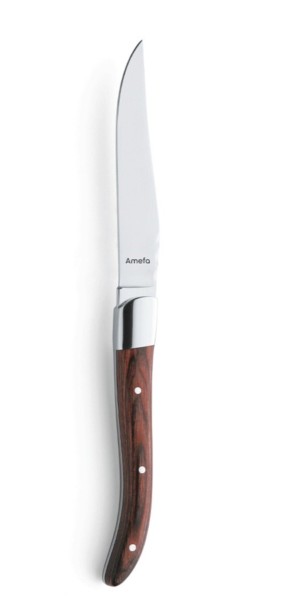 Royal Steak Steakmesser Vollheft m. Pakkaholz 22.5cm