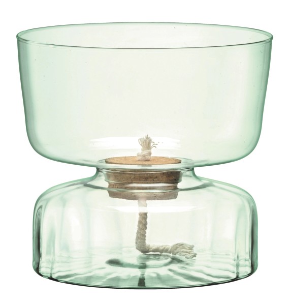 Canopy selbstbewässernder Topf H22cm recycletes Glas