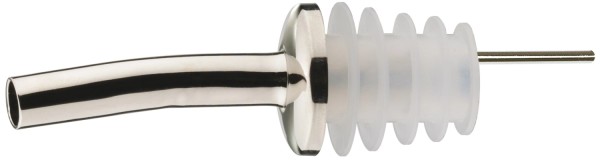 Flaschenausgiesser 18/10 mit Silikonkork