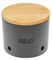 Knoblauchtopf Biopolymer 15.6x10.7cm schiefer