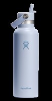 Trinkflasche Standard Flex Deckel m. Strohhalm 620ml surf