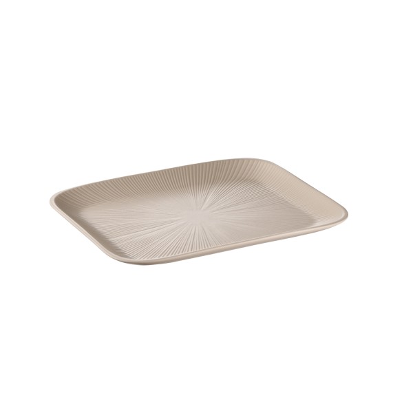 Nero GN 1/2 Tablett sand melamin