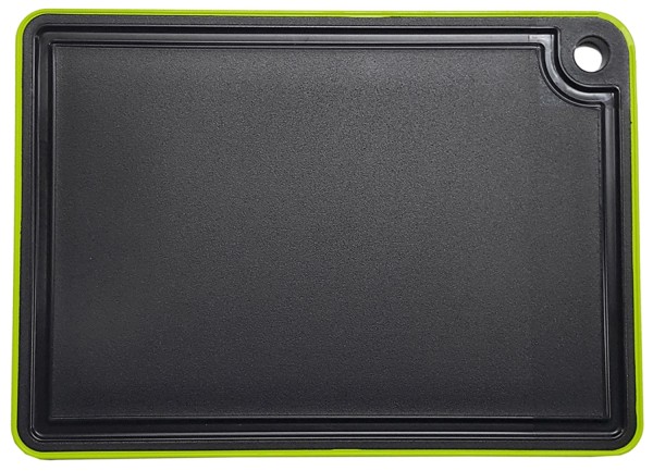 Schneidebrett Mimmi gross 35x25x1cm Antirutsch Rand h.grün