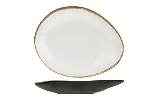 Plato Teller oval Melamin, 14.5x11.5x2cm