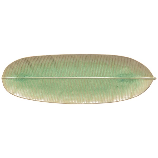 Marrakesh Servierplatte Bananenblatt 52.7x16cm H2.9cm euca