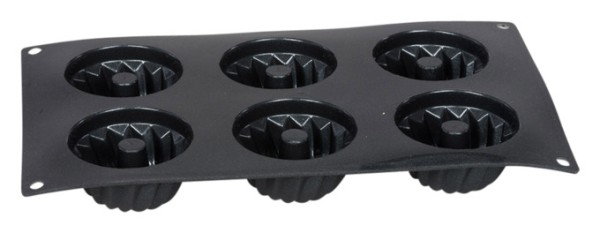 Gugelhupfform 6er Starflex