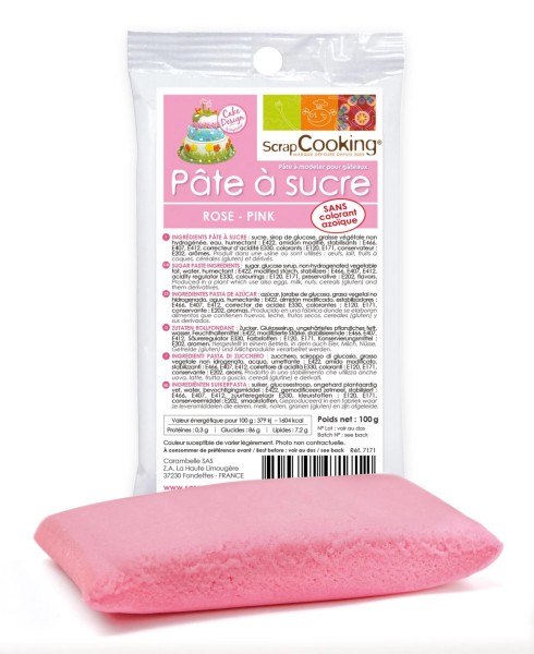 Zuckerpaste rosa 100g