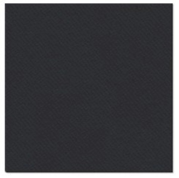 Servietten Cocktail 100x Uni schwarz, 20x20cm