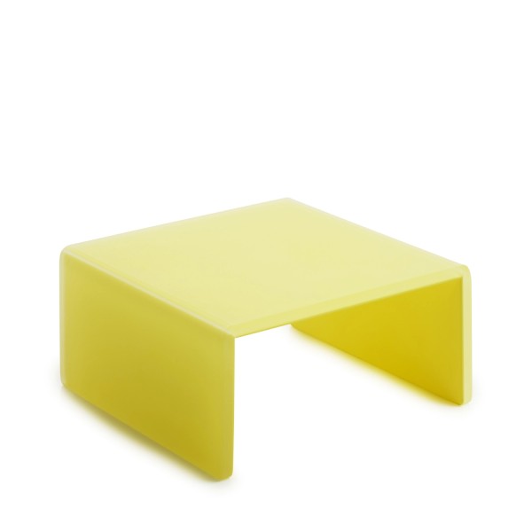 Sweety Buffet niedrig 20x20x10.5cm Nacryl gelb