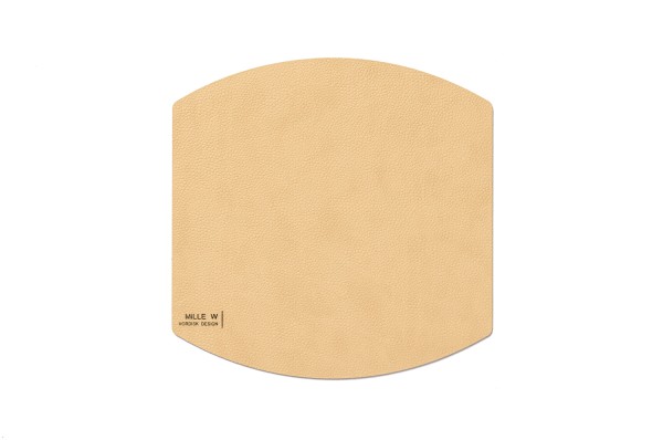 Topfuntersetzer hot mat 22cm oval beige