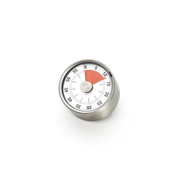 Kurzzeitmesser mechanisch für max. 60min Edelst. mit Magnet