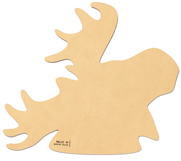 Topfuntersetzer hot mat Elch beige
