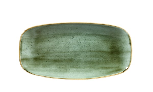 Stonecast Samphire Green rechteckiger Teller 29.8x15.3cm