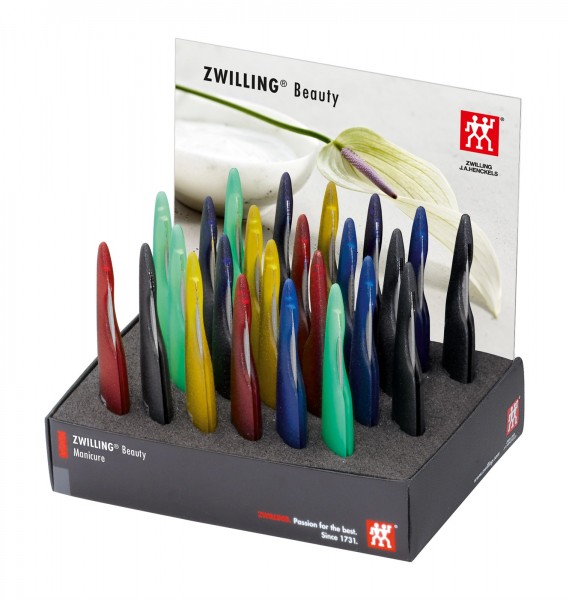 Thekendisplay, Saphirklappfeilen, 6 Farben, 24-tlg.