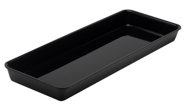 Rechteckige Schale 3/7 53x20x4cm schwarz