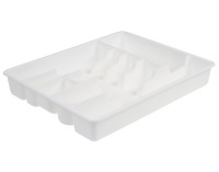 Besteckkasten Kunststoff weiss
