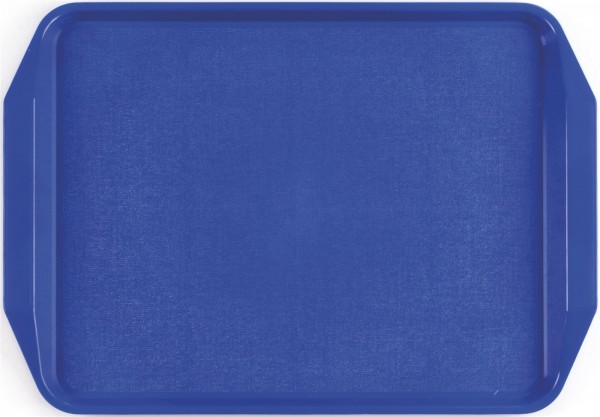 Tablett mit Handgriffen blau 43,5x30cm