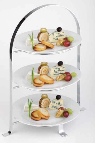 Serviergestell, ca. 33x24cm, H43cm