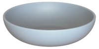 Schale Biopolymer 18cm silber