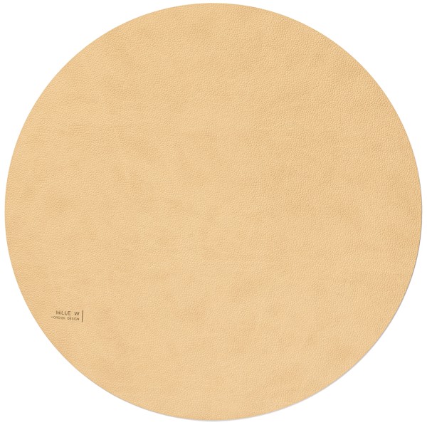 Tischset 40cm rund beige