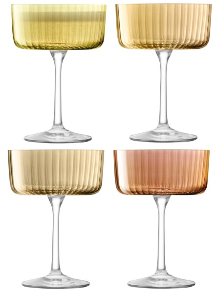 4er Set Gems Champagner-/Cocktailglas 230ml bernstein asso