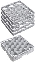 Gläser Spülkorb 20 Fächer 4 Aufsatz max Glas H24.9cm D9cm