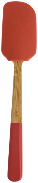 Spachtel flexible 25cm Bambus Silikon coral