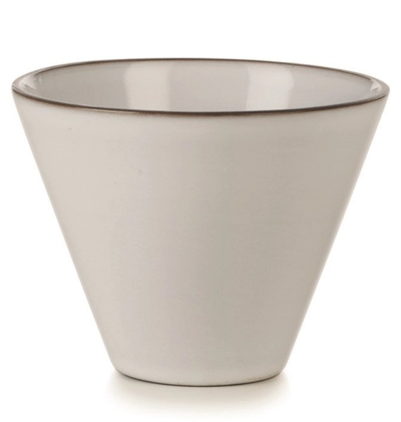 Equinoxe Schüssel konisch, Ø10.5cm, H:8cm, 25cl, weiss