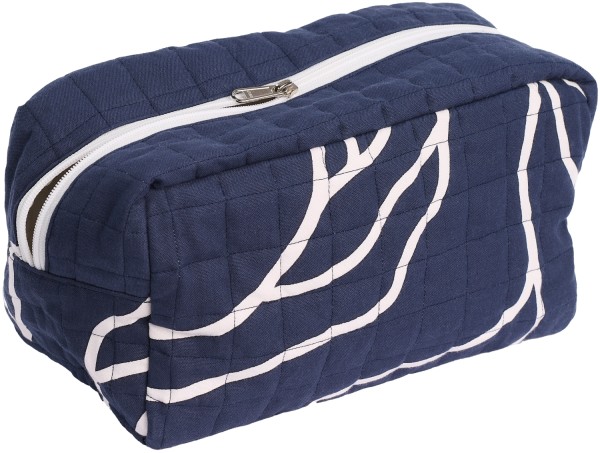 Reconnect Necessaire 28x16x13cm dark blue Biobaumwolle