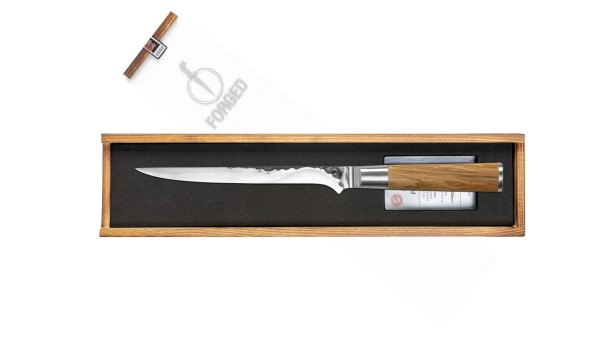 Forged Olive Vis Fischfiletiermesser