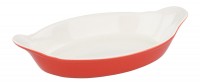 Keramik Gratinform, 24.5x14x4 cm, rot