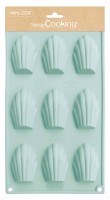 Silikonbackform für 9 Madeleines
