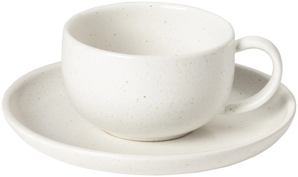 Pacifica Teetasse mit Untert. 215ml D16cm H6.2cm salt