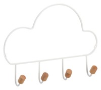 Hakenleiste Cloud weiss 30 cm