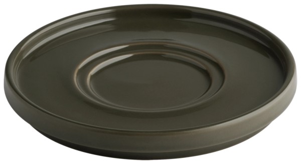 The Grid Untertasse D16cm H2cm braun